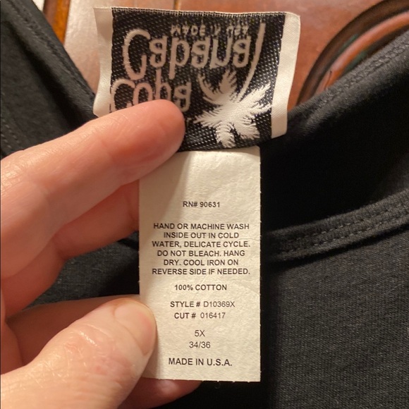 Black Tee dress with Pink Umbrella Design - Picture 9 of 10